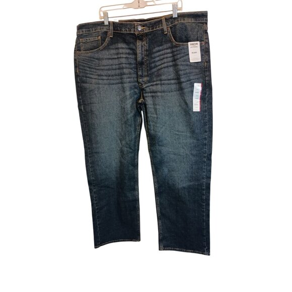 Signature Gold Levi Strauss Relaxed Blue Jeans Men's Sz. 44x30 - Picture 5 of 8